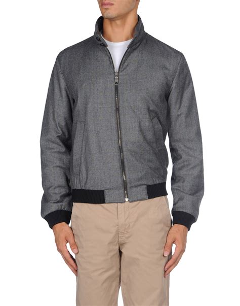 prada mens jacket grey|men's prada jacket sale.